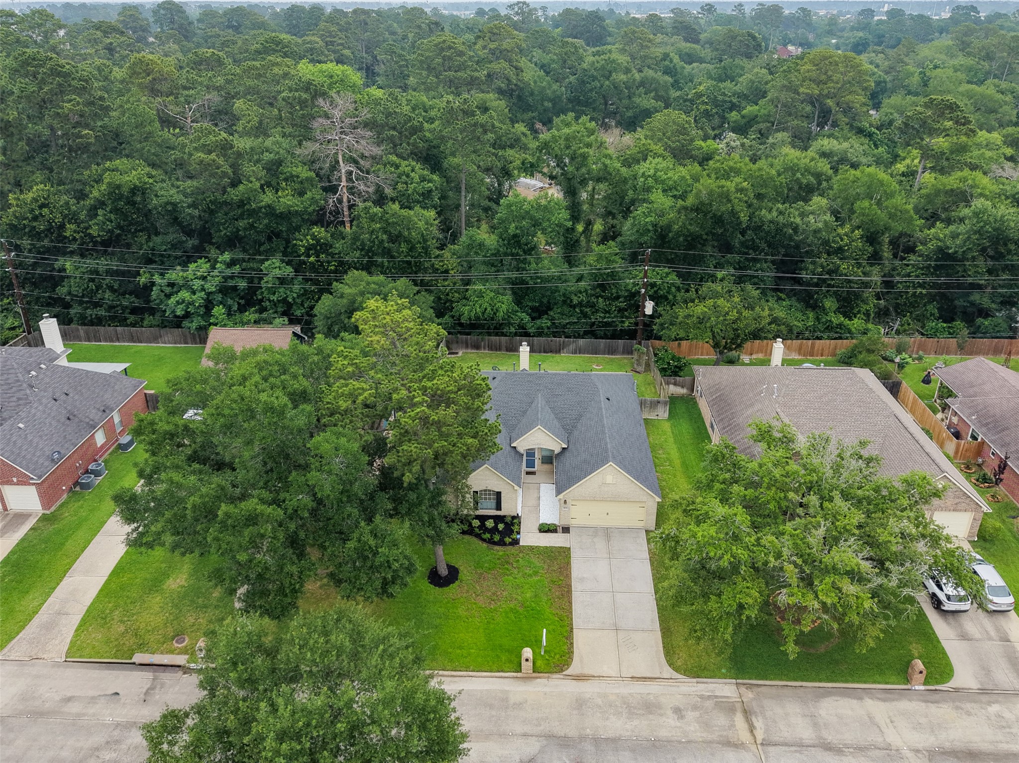 19718 Teller Boulevard Spring, TX 77388 - Photo 42 of 47 an aerial view of a house with a garden