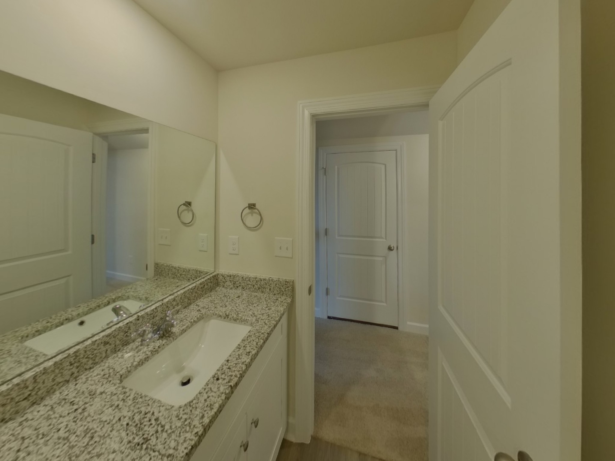 2410 Valverde Way Murfreesboro, TN 37127 - Photo 15 of 16 a bathroom with a granite countertop sink and shower