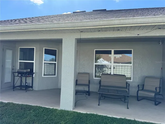 a view of an outdoor space and a yard