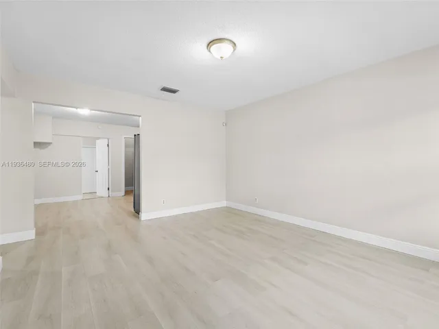 a view of an empty room