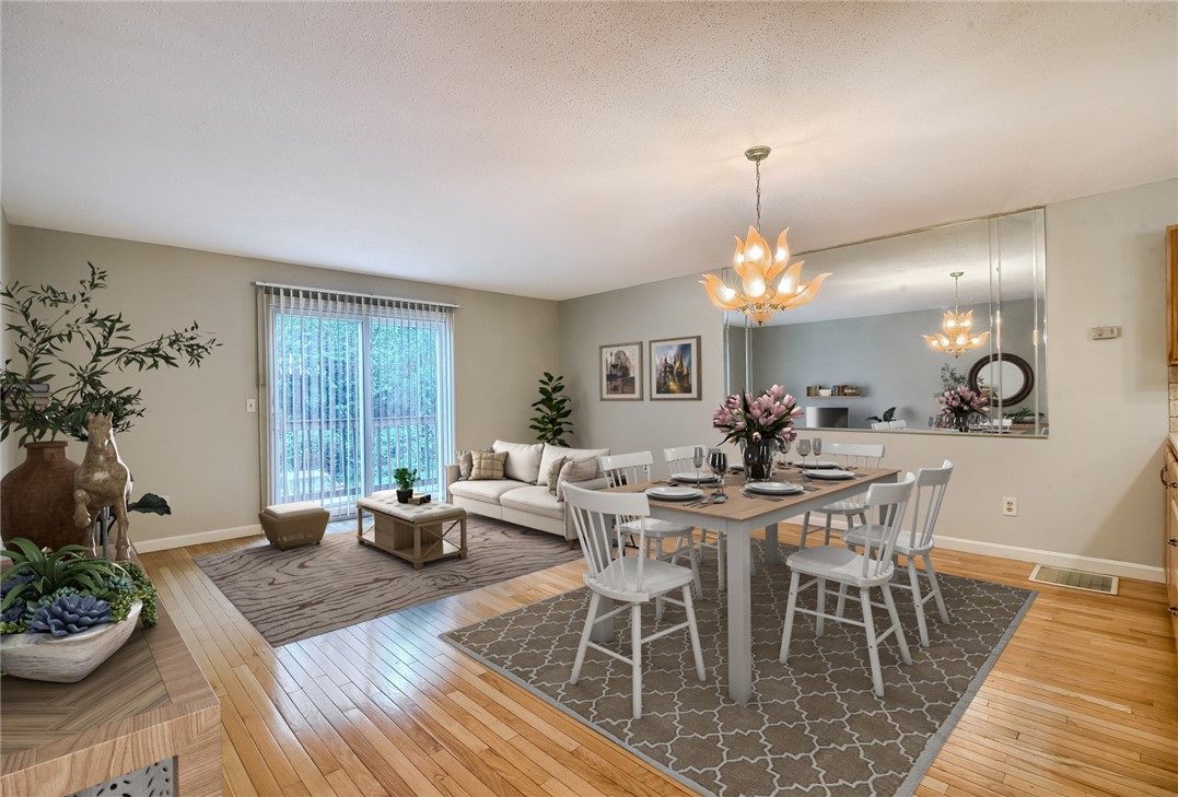 4 Smithfield Road, Unit 40 North Providence, RI 02904 - Photo 3 of 14 VIRTUALLY STAGED dining and living room