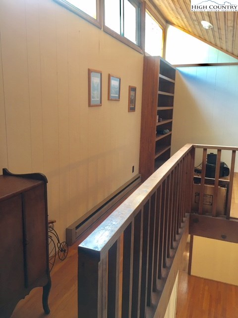 1292 Ben Miller Road Deep Gap, NC 28618 - Photo 15 of 31 a view of balcony with wooden floor
