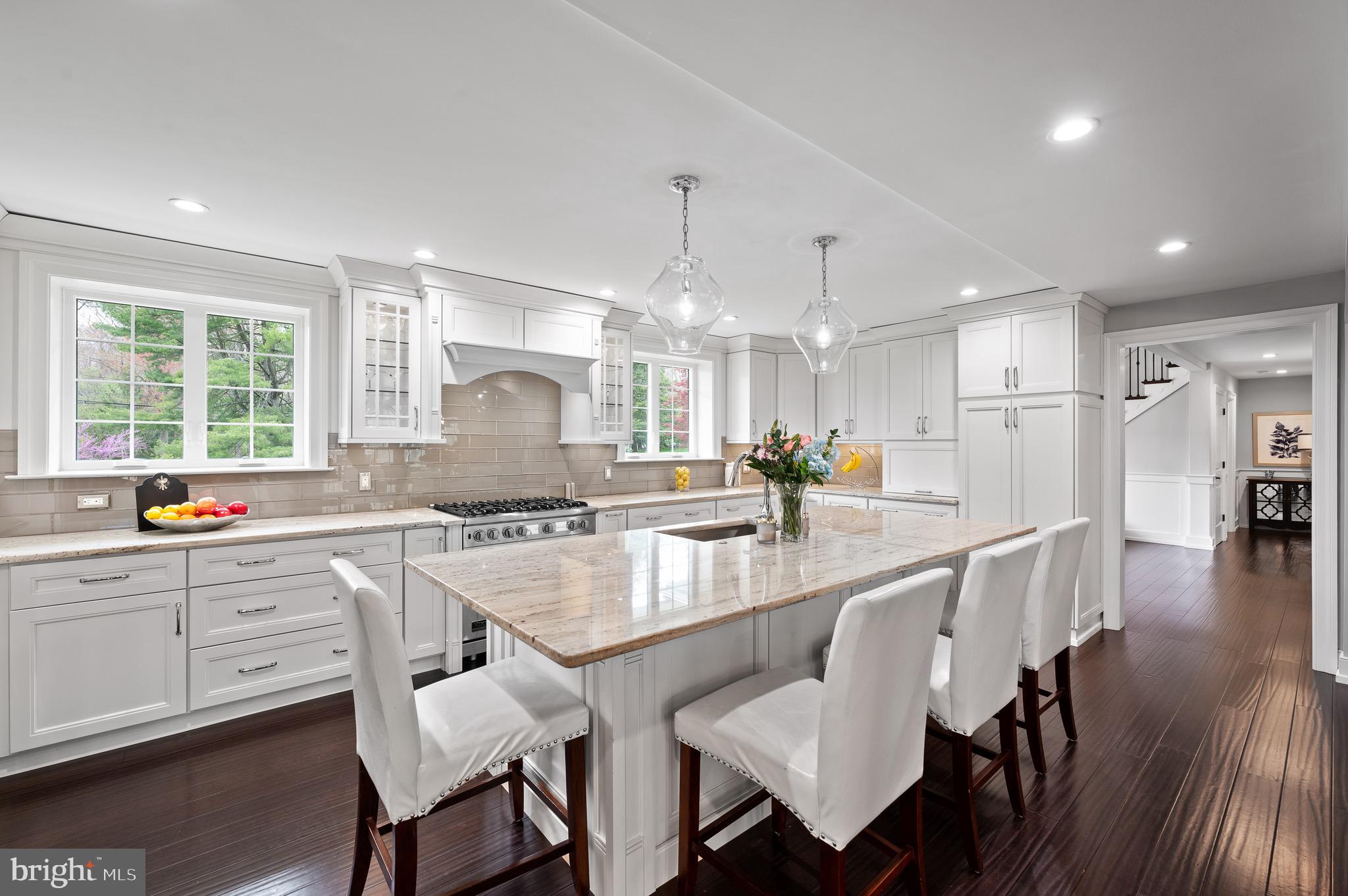 13 Laurel Circle Malvern, PA 19355 - Photo 14 of 84 Stunning Kitchen with Oversized Marble Island