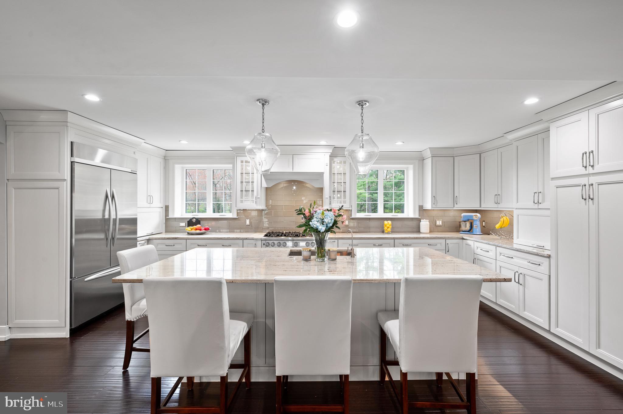 13 Laurel Circle Malvern, PA 19355 - Photo 15 of 84 Oversized Marble Island with Seating for 6