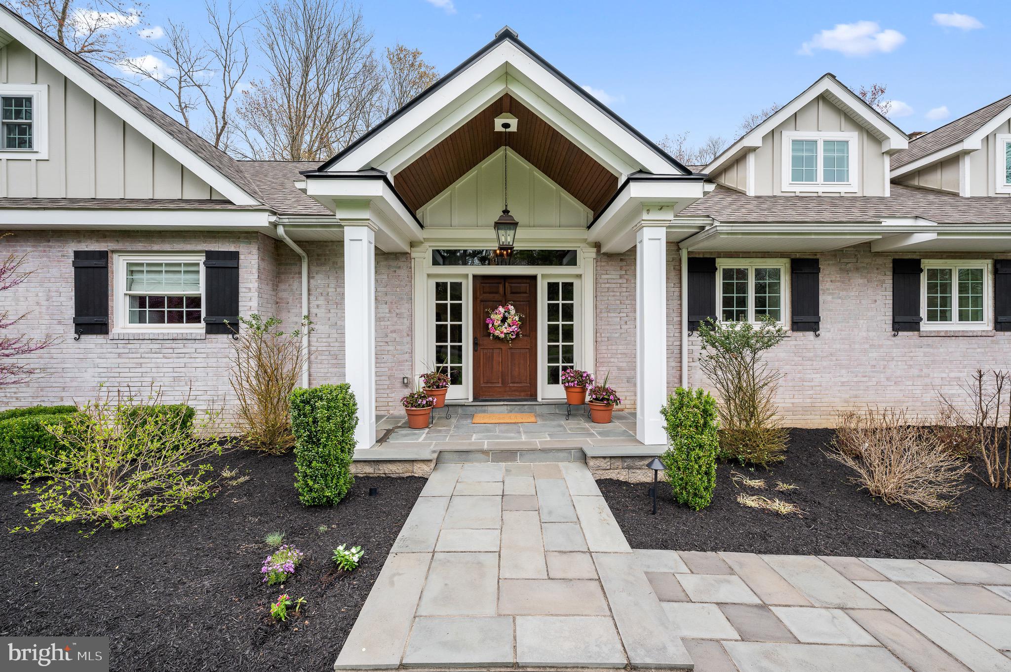 13 Laurel Circle Malvern, PA 19355 - Photo 4 of 84 Front Entry with Slate Walkway