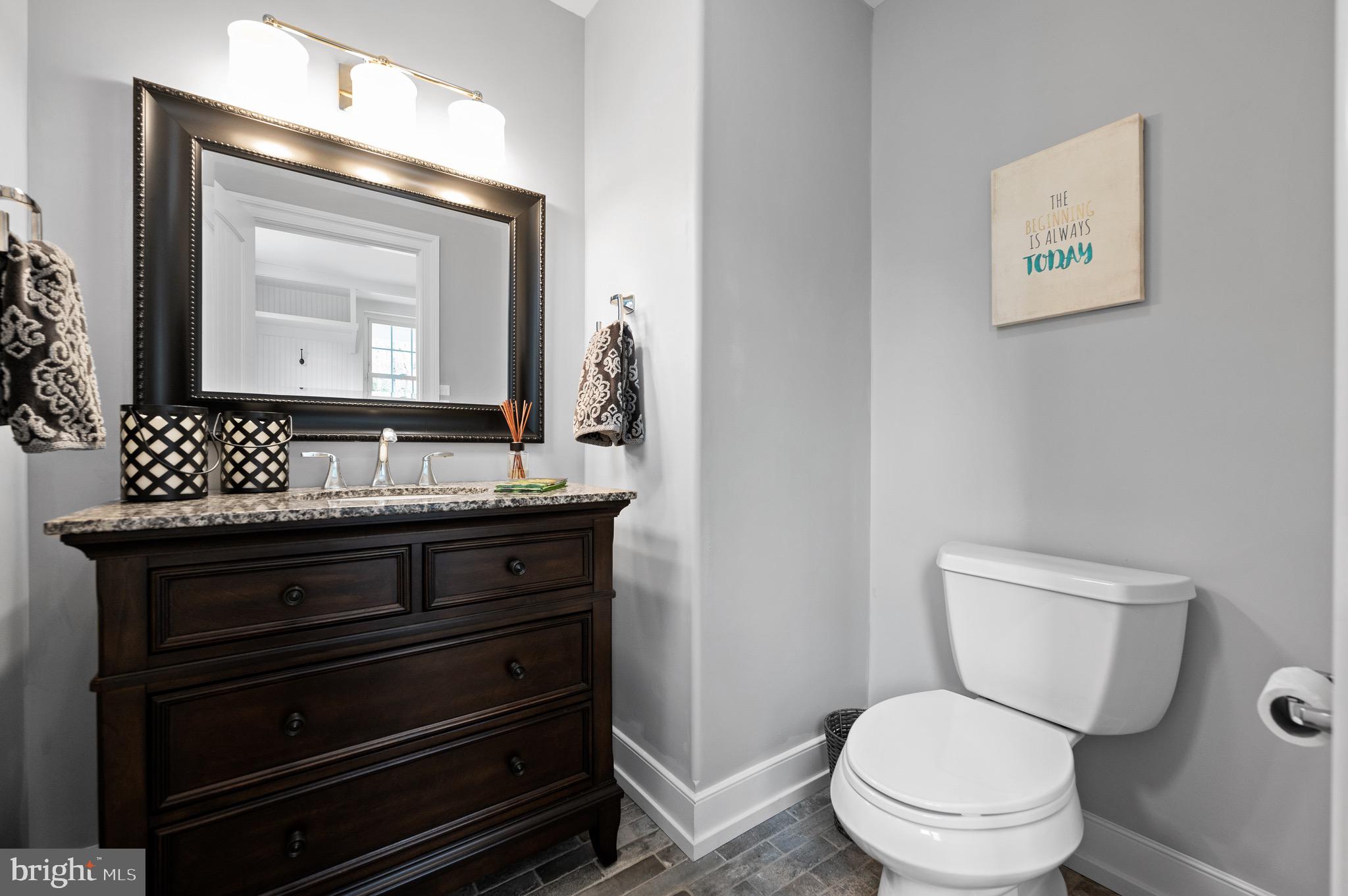 13 Laurel Circle Malvern, PA 19355 - Photo 39 of 84 Powder Room Off the Mudroom