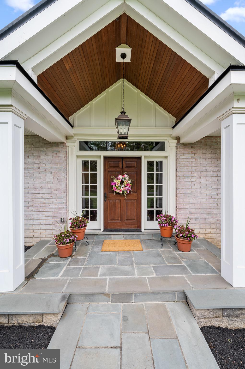 13 Laurel Circle Malvern, PA 19355 - Photo 5 of 84 Front Entry with Slate Walkway