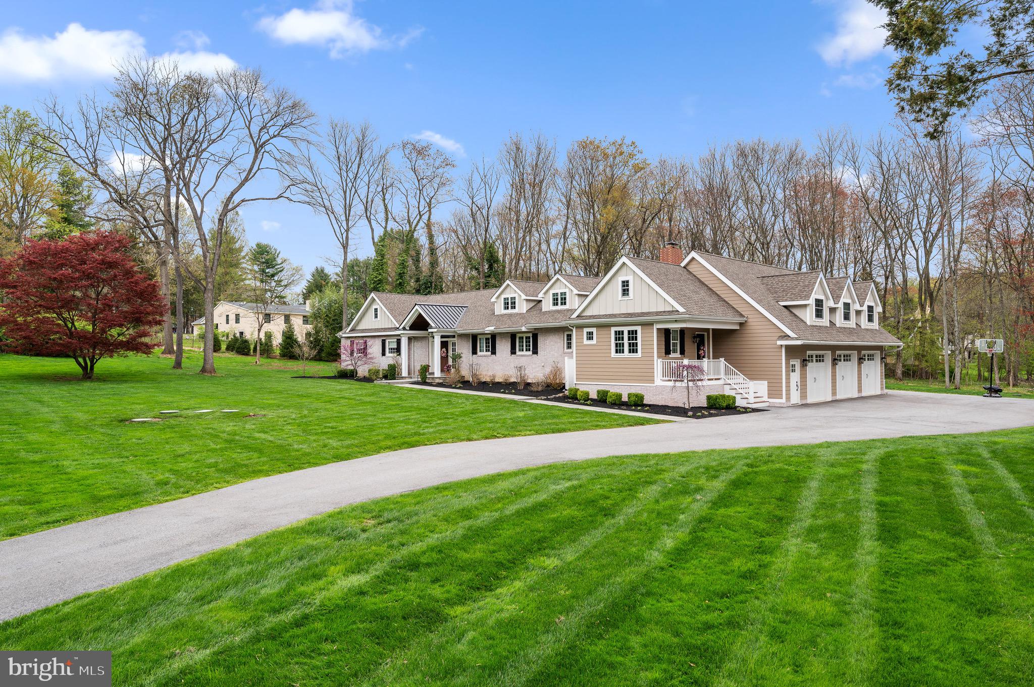 13 Laurel Circle Malvern, PA 19355 - Photo 7 of 84 Side View of Home with Expansive Front & Side Yard