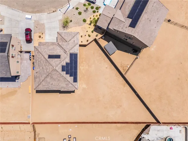 an aerial view of residential building and lake view