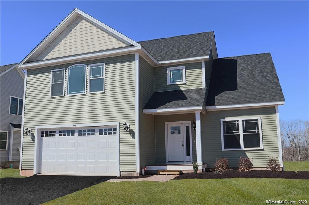 77 Bleeker Circle North Haven, CT 06473 - Photo 1 of 1 a front view of a house with a yard and garage