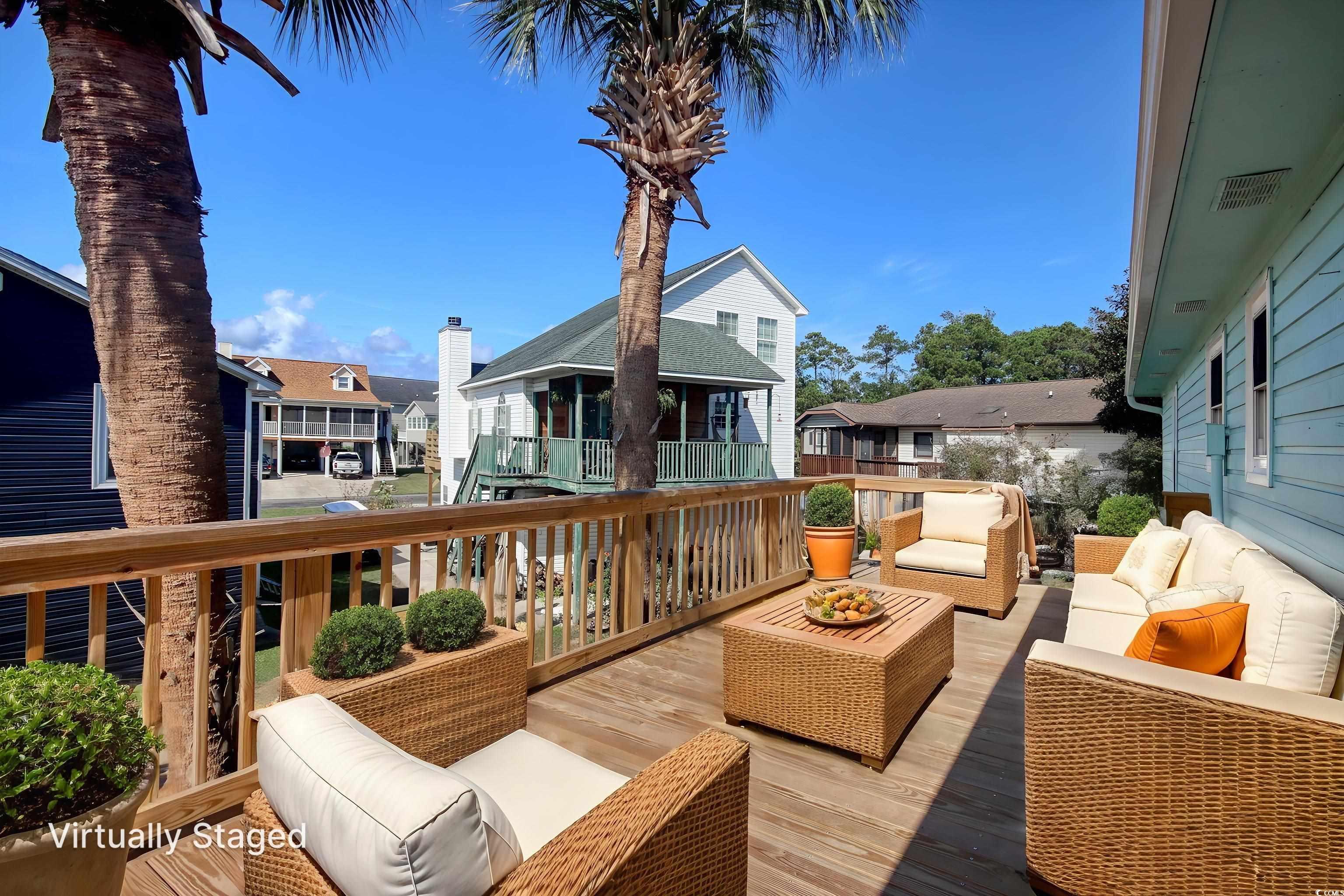 462 Bay Drive Murrells Inlet, SC 29576 - Photo 23 of 37 View of deck