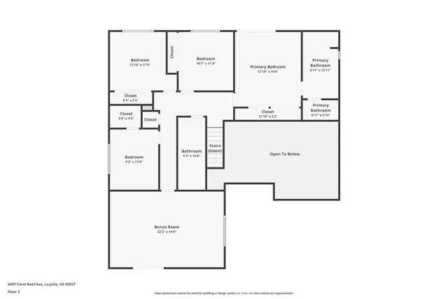 $2,861,800 | 5497 Coral Reef Avenue, La Jolla, CA 92037