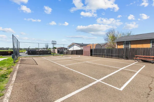 a view of a tennis court