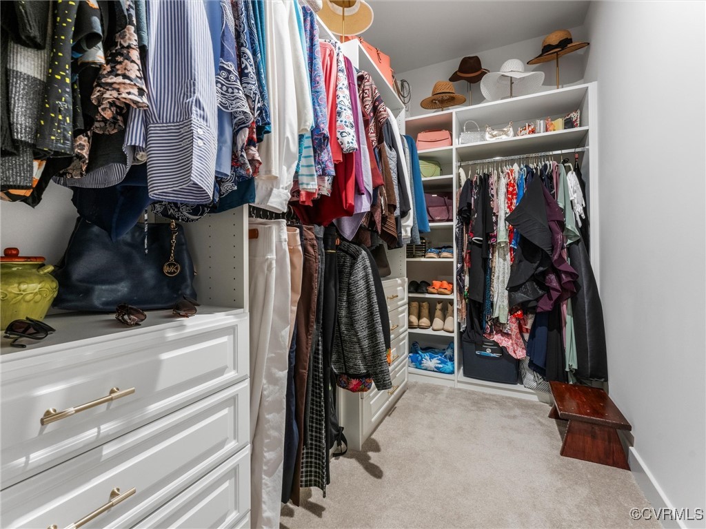 14100 Millpointe Road Midlothian, VA 23114 - Photo 29 of 46 a view of walk in closet with clothes and shoes