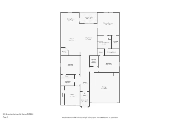 $323,000 | 19212 Andrew Jackson Street, Manor, TX 78653