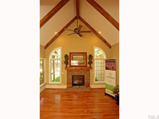 4843 Inwood Road Raleigh, NC 27603 - Photo 5 of 12 Wonderful vaulted ceiling in family room. Den/Family/Great Room