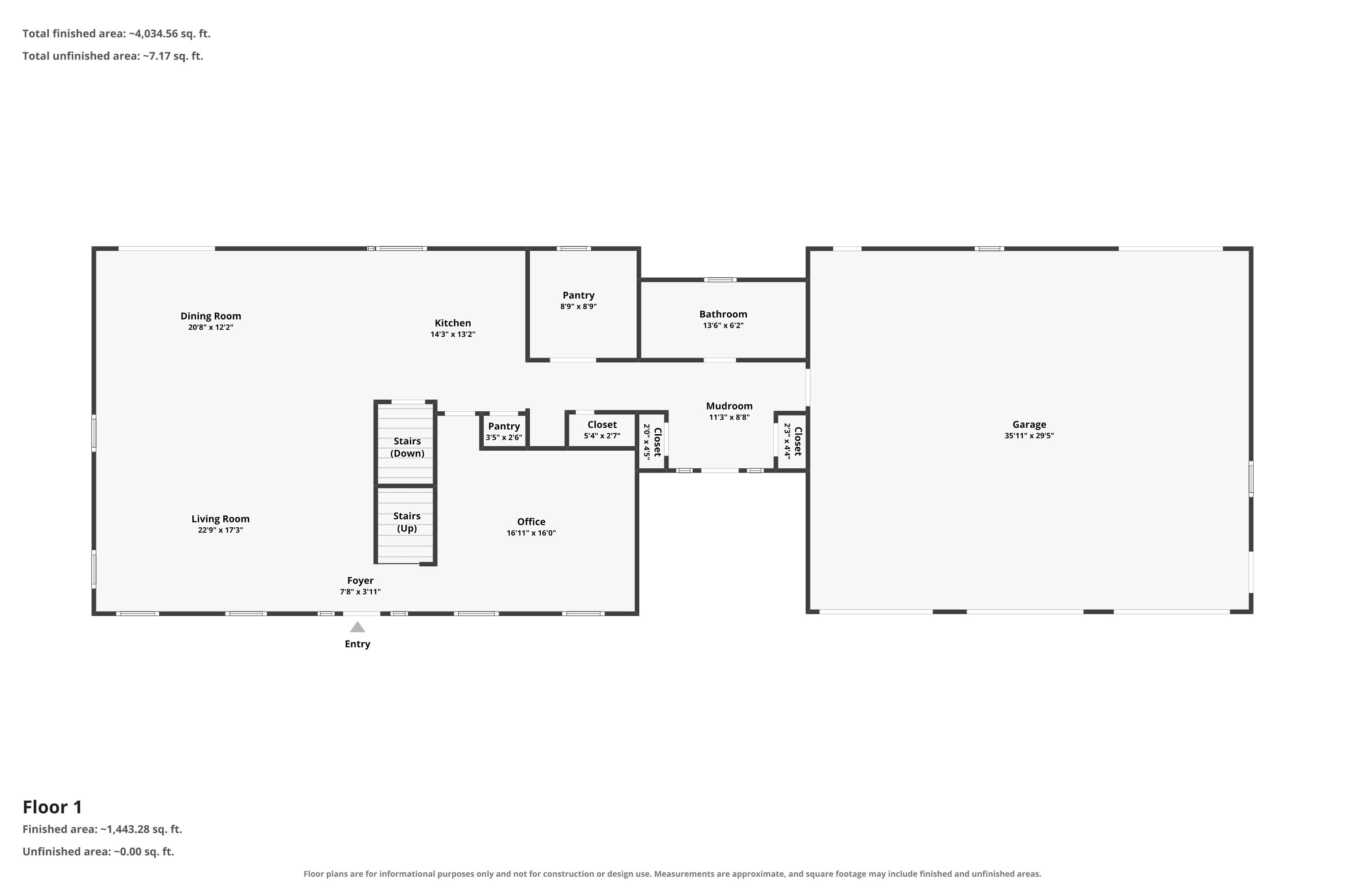 238 10 Road Bradley, ME 04411 - Photo 87 of 89 Main Level Floor Plan