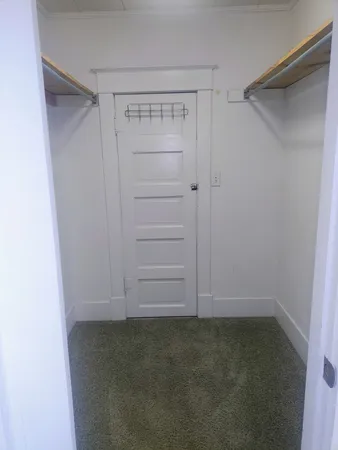 a living room with a balcony