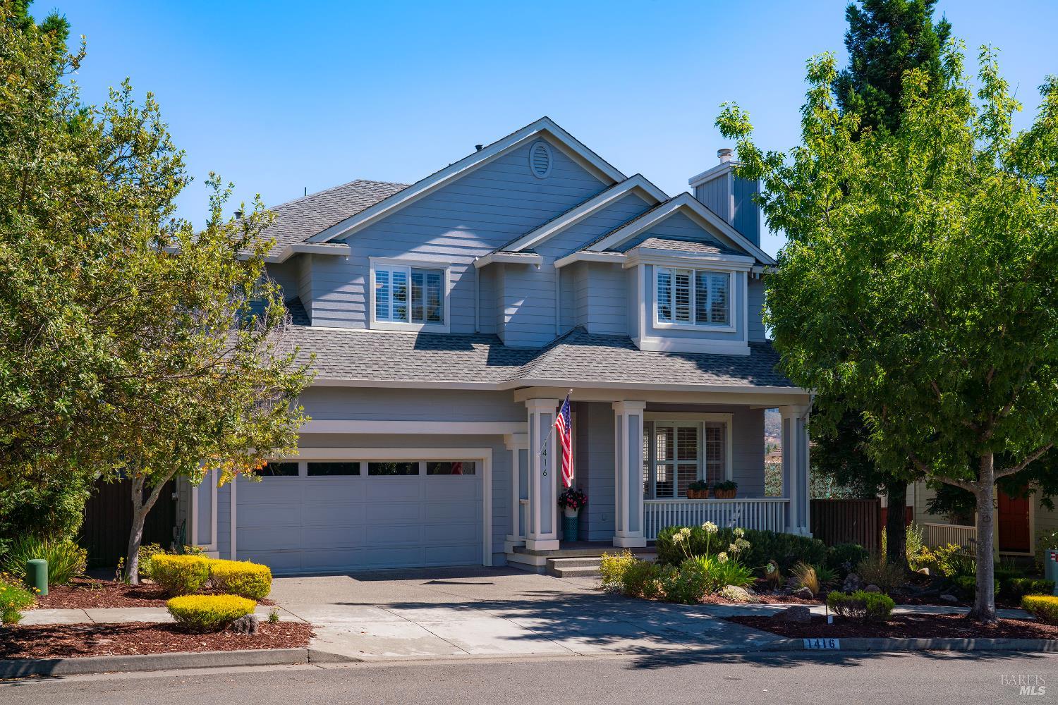 1416 Nighthawk Drive Santa Rosa, CA 95409 - Photo 1 of 1 a front view of a house with garden