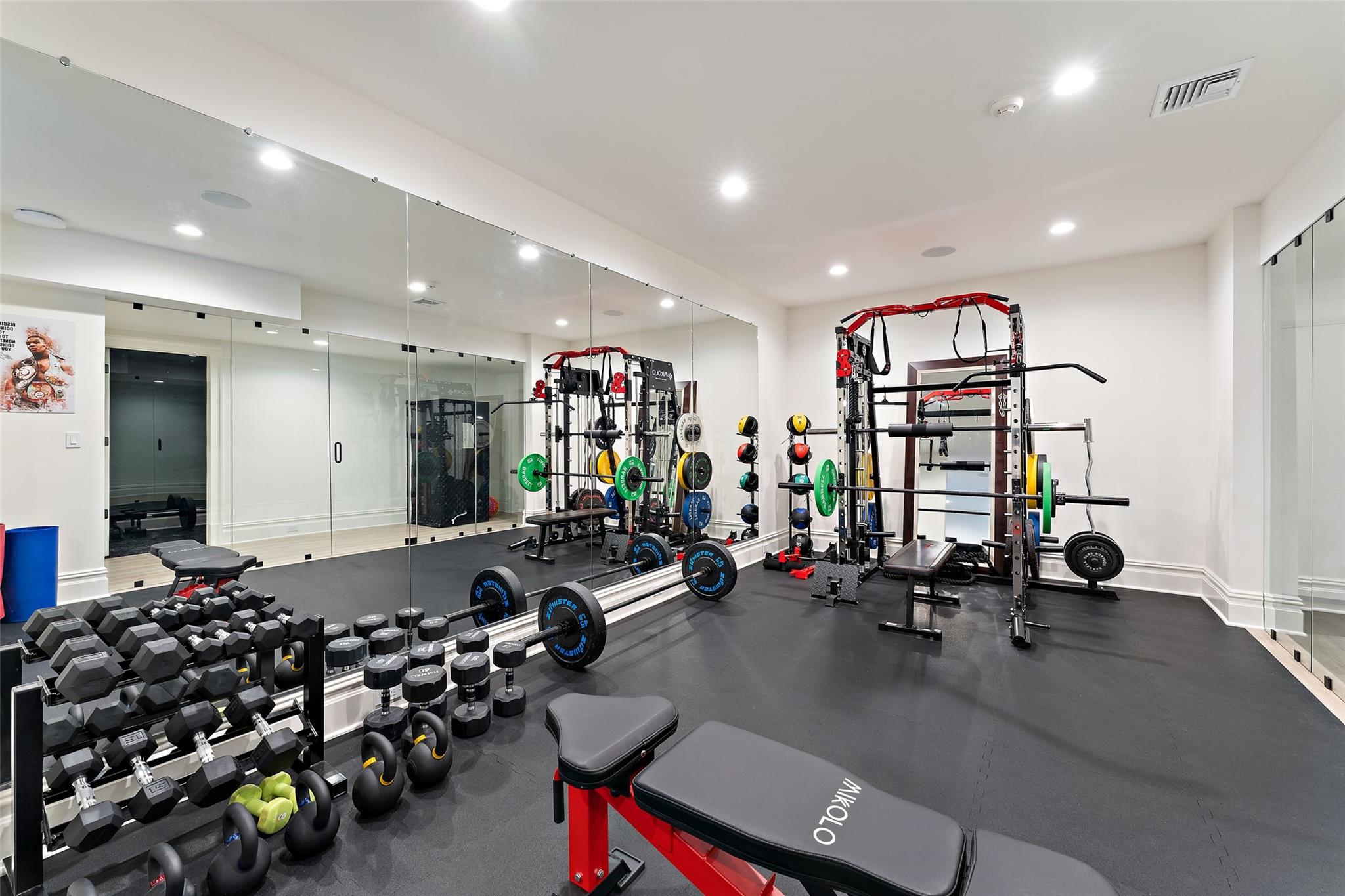 17 Oxford Road Scarsdale, NY 10583 - Photo 34 of 49 a view of a room with gym equipment