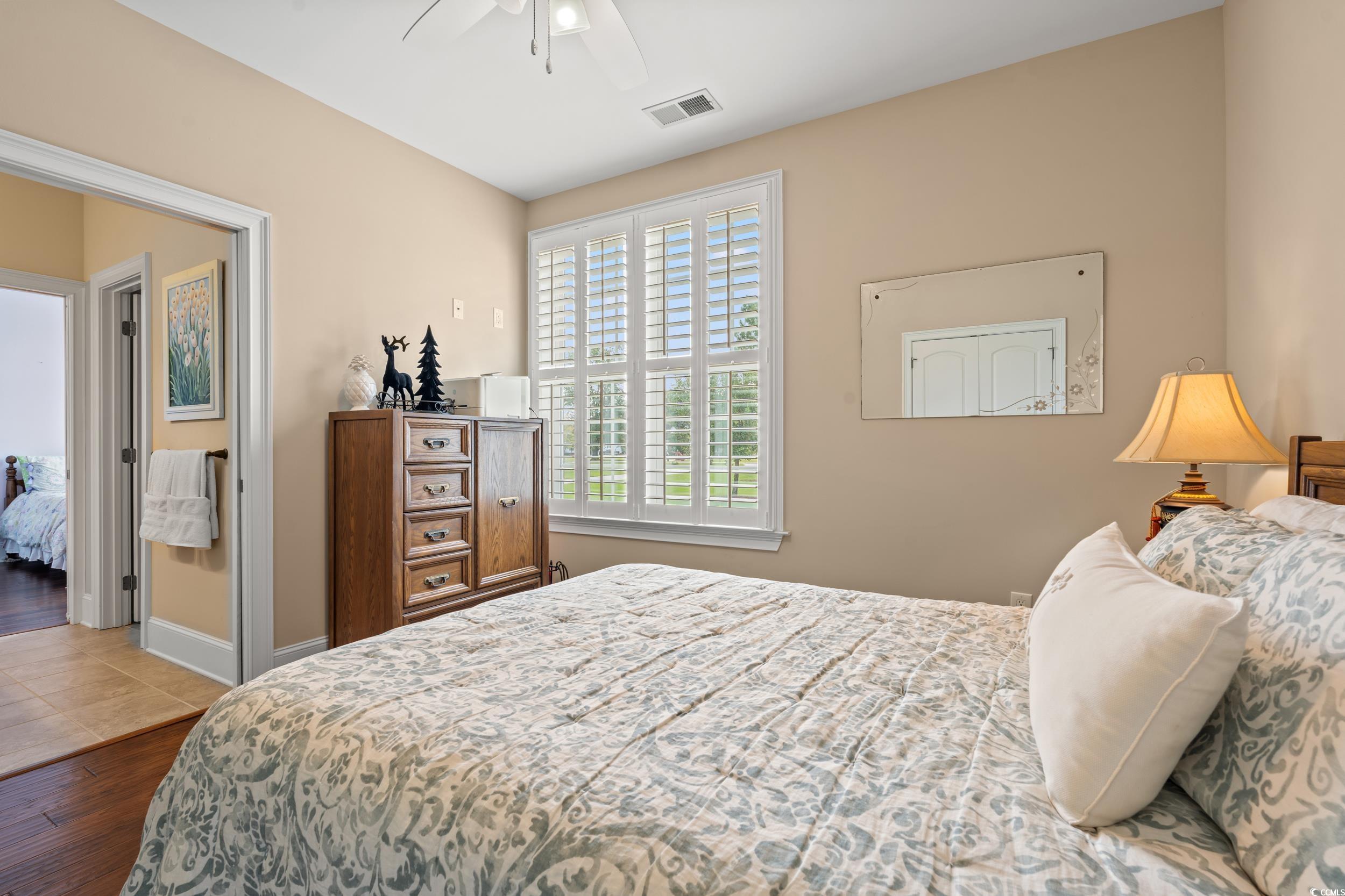 3609 Long Ave Extension Conway, SC 29526 - Photo 22 of 40 Bedroom featuring dark wood-type flooring and ceiling fan
