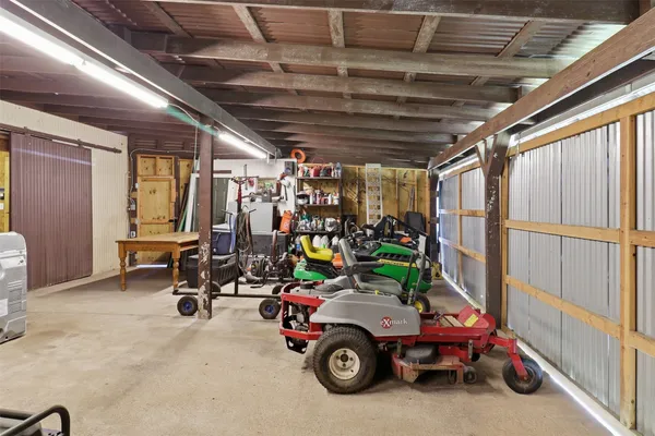 a view of car garage