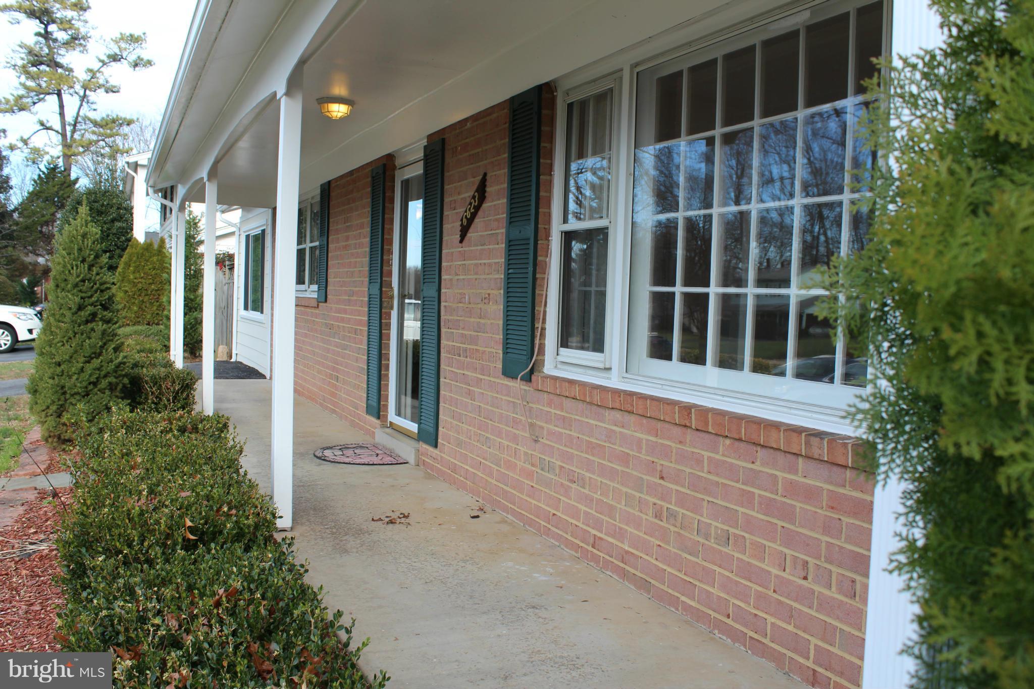 6623 Huntsman Boulevard Springfield, VA 22152 - Photo 2 of 26 Front covered porch