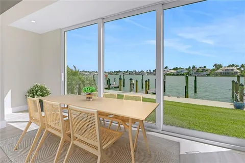 a outdoor view with a sitting space