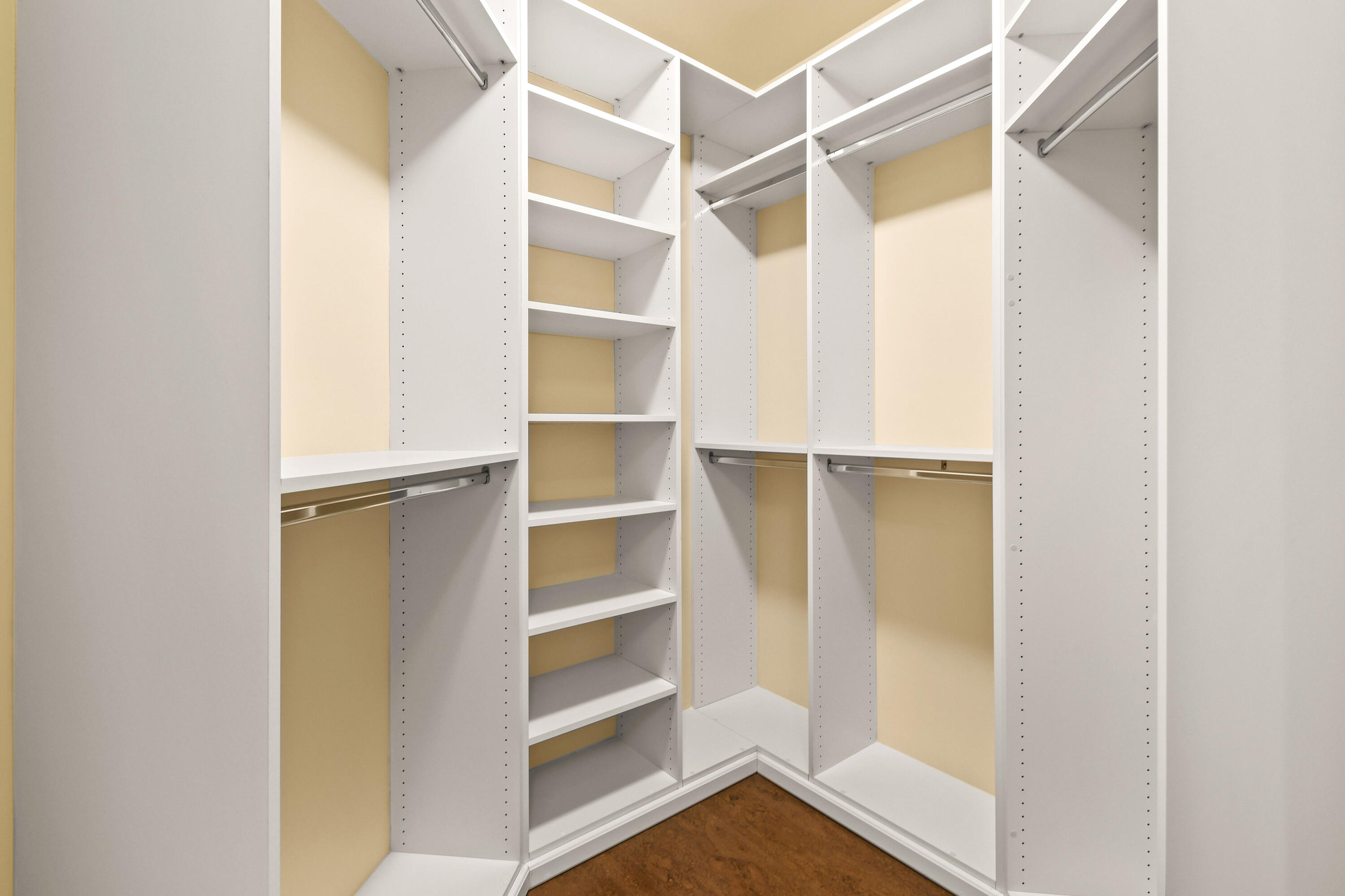 4600 North Ocean Drive, Unit 406 Singer Island, FL 33404 - Photo 54 of 106 a view of walk in closet with empty racks