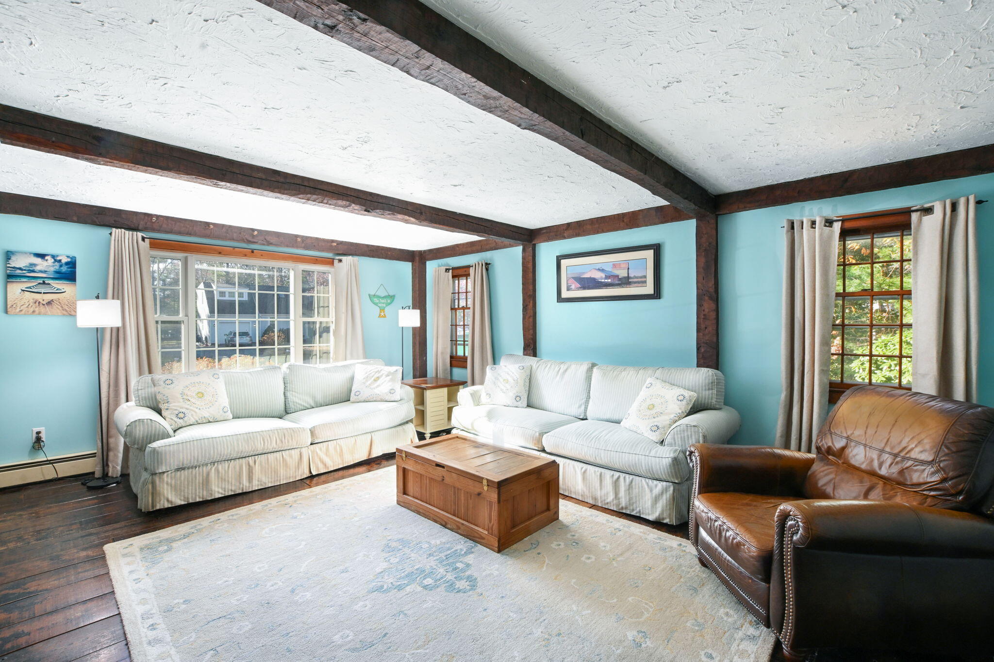 23 Old Fields Road Sandwich, MA 02563 - Photo 4 of 26 a living room with furniture and a large window