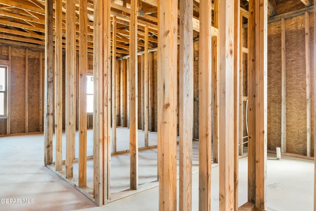 a view of a bathroom with a shower curtain