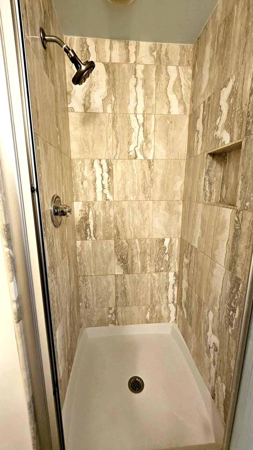 3801 Canterbury Road, Unit 703 Baltimore, MD 21218 - Photo 22 of 32 Second Bathroom - Marble Shower