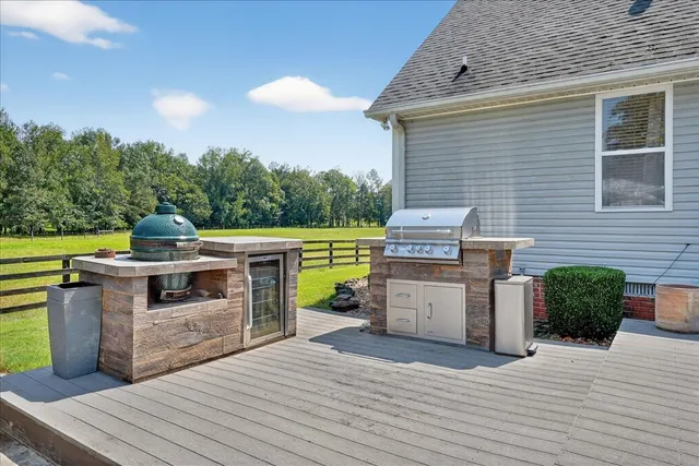 a view of a garage with storage
