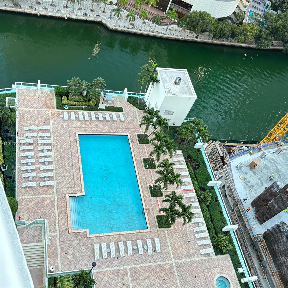 31 Southeast 5th Street, Unit 2910 Miami, FL 33131 - Photo 27 of 34 an aerial view of a house with a garden and lake view