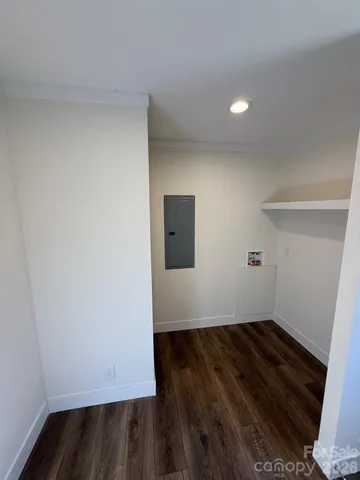 wooden floor in a room