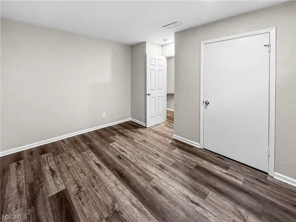 a view of front door