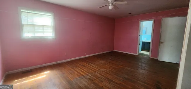 a view of a small space