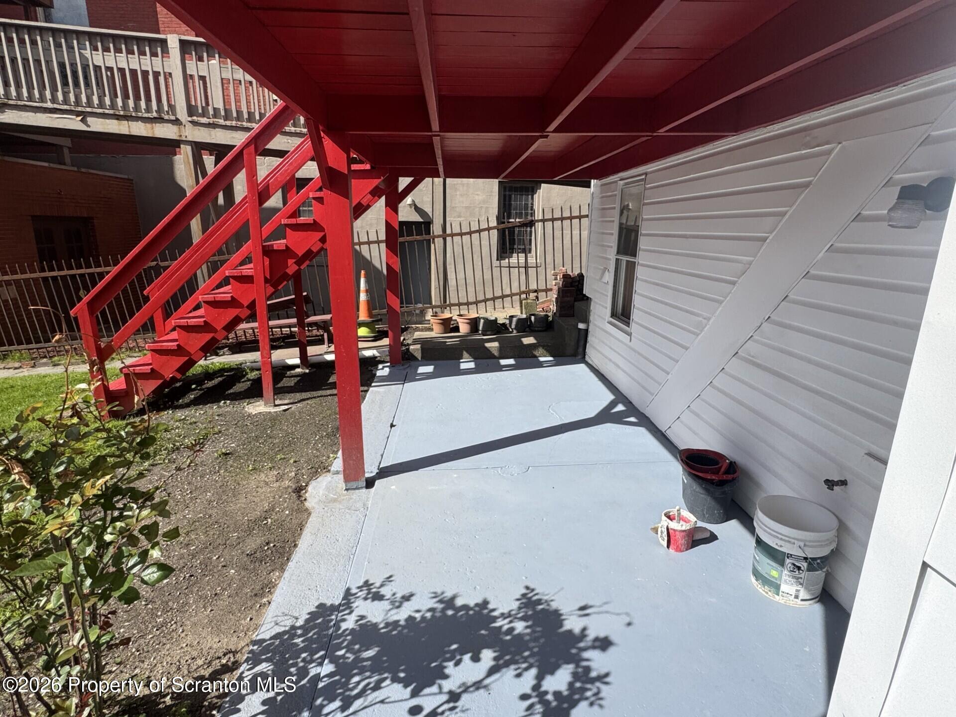 209 South Main Avenue Scranton, PA 18504 - Photo 16 of 19 Rear Patio Area