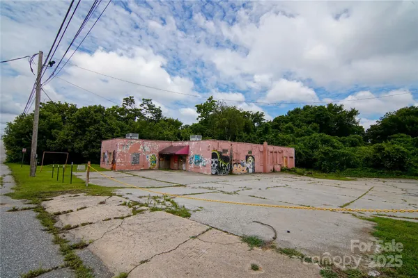 an outdoor space with patio