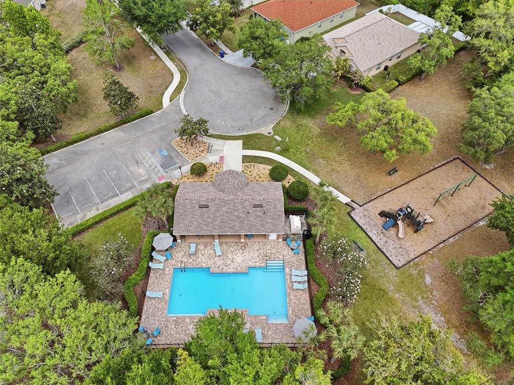 12005 Infinity Drive New Port Richey, FL 34654 - Photo 46 of 48 an aerial view of a house with outdoor space