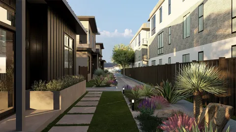 a view of a house with patio