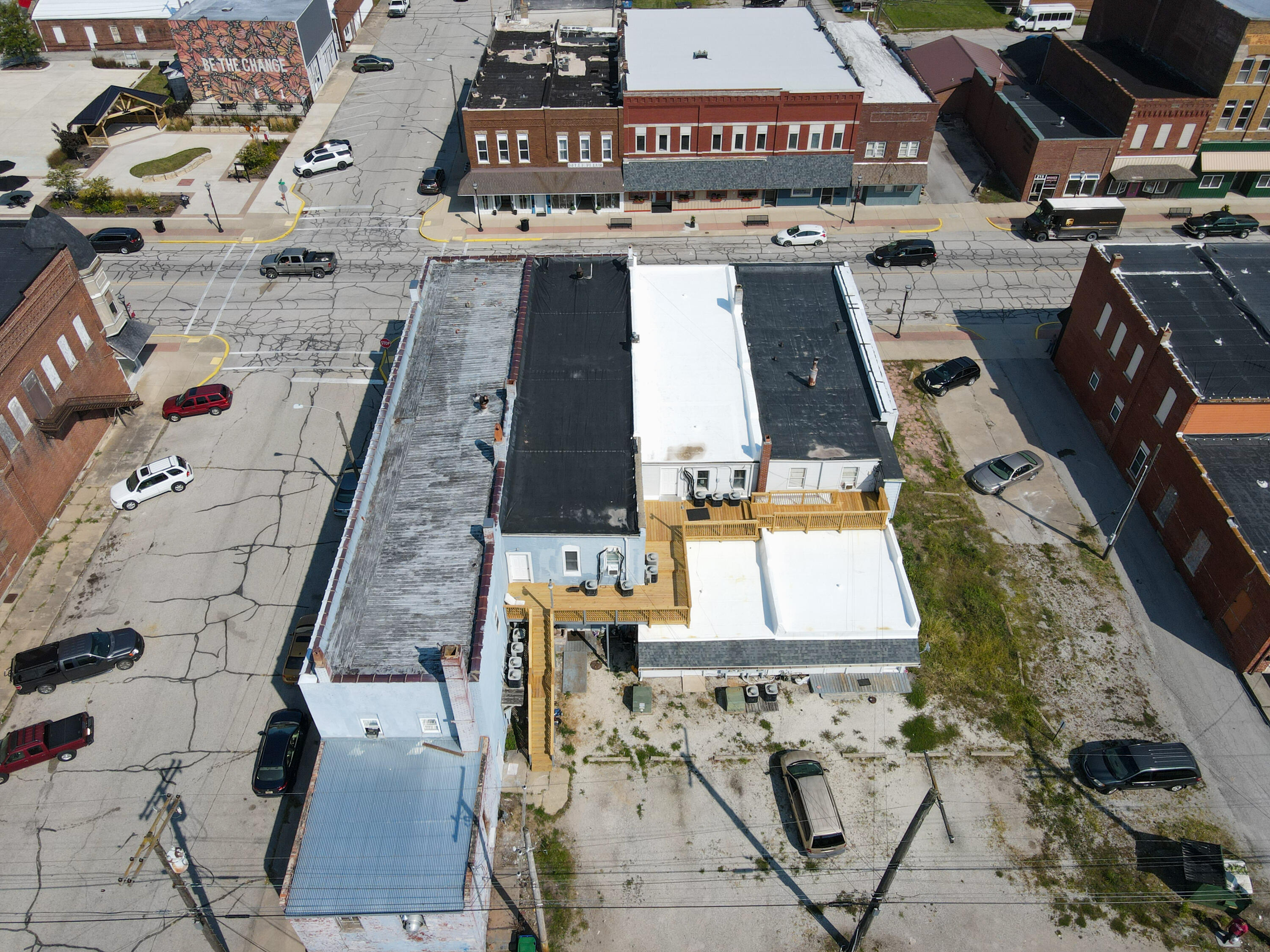 202 East 5th Street Fowler, IN 47944 - Photo 15 of 38 an aerial view of a house with a yard