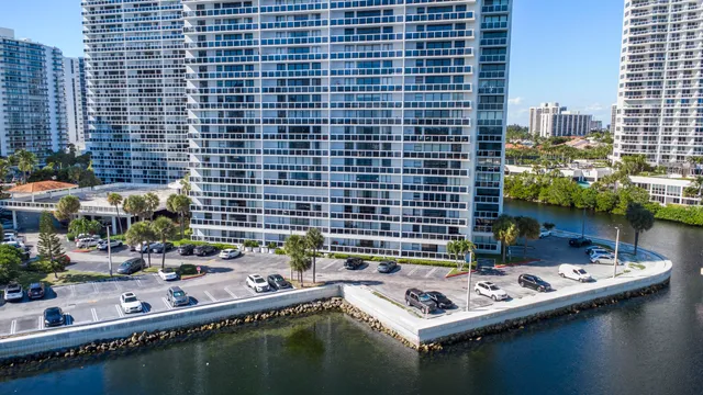 a view of swimming pool from a balcony