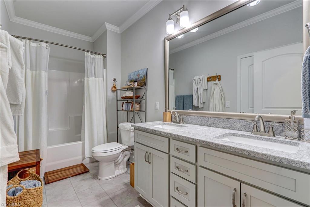 6526 Marion Gibson Way Oak Ridge, NC 27310 - Photo 20 of 27 FULL MAIN LEVEL HALL BATHROOM