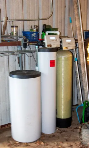 a view of water heater room