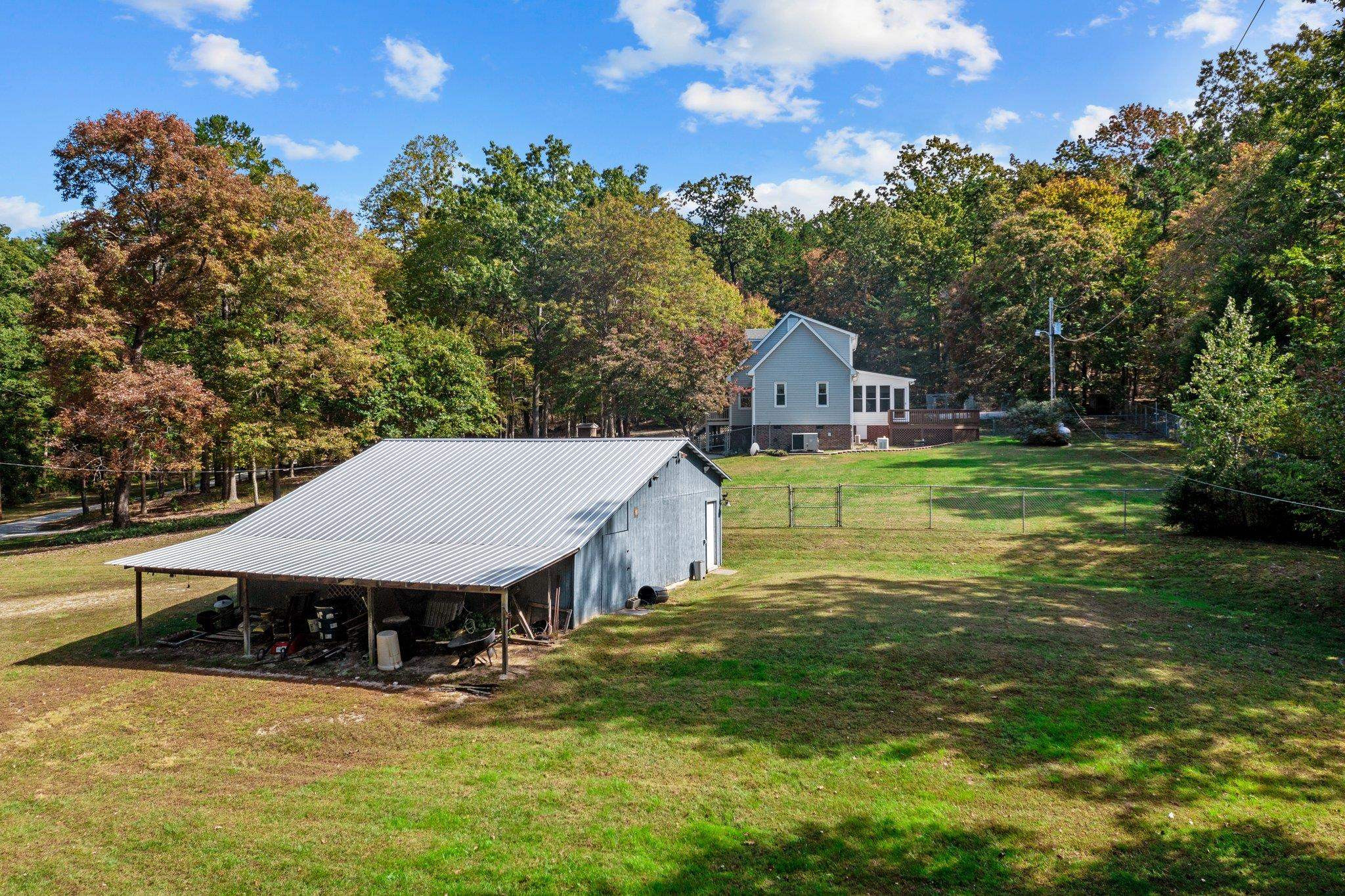 301 Graham Day Road Roxboro, NC 27574 - Photo 54 of 66 Workshop with a lean too