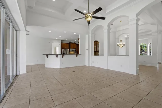 a large bathroom with a sink a mirror and a shower