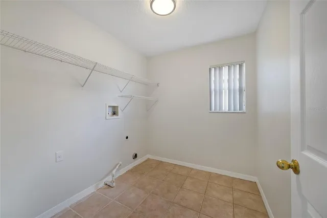 a view of a room with rack on the wall