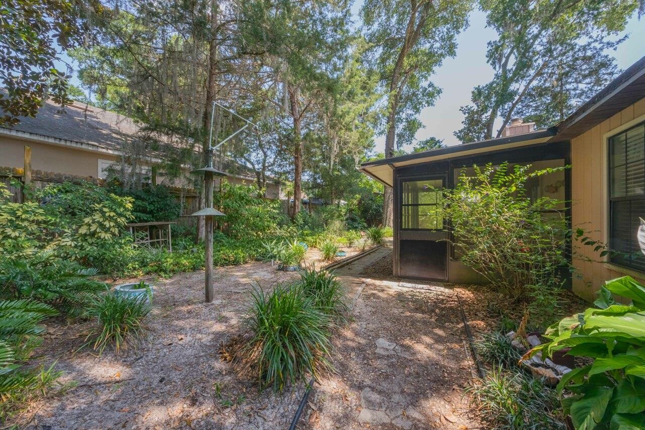 154 Drake Road St. Augustine, FL 32086 - Photo 35 of 36 a view of a yard with plants and large trees