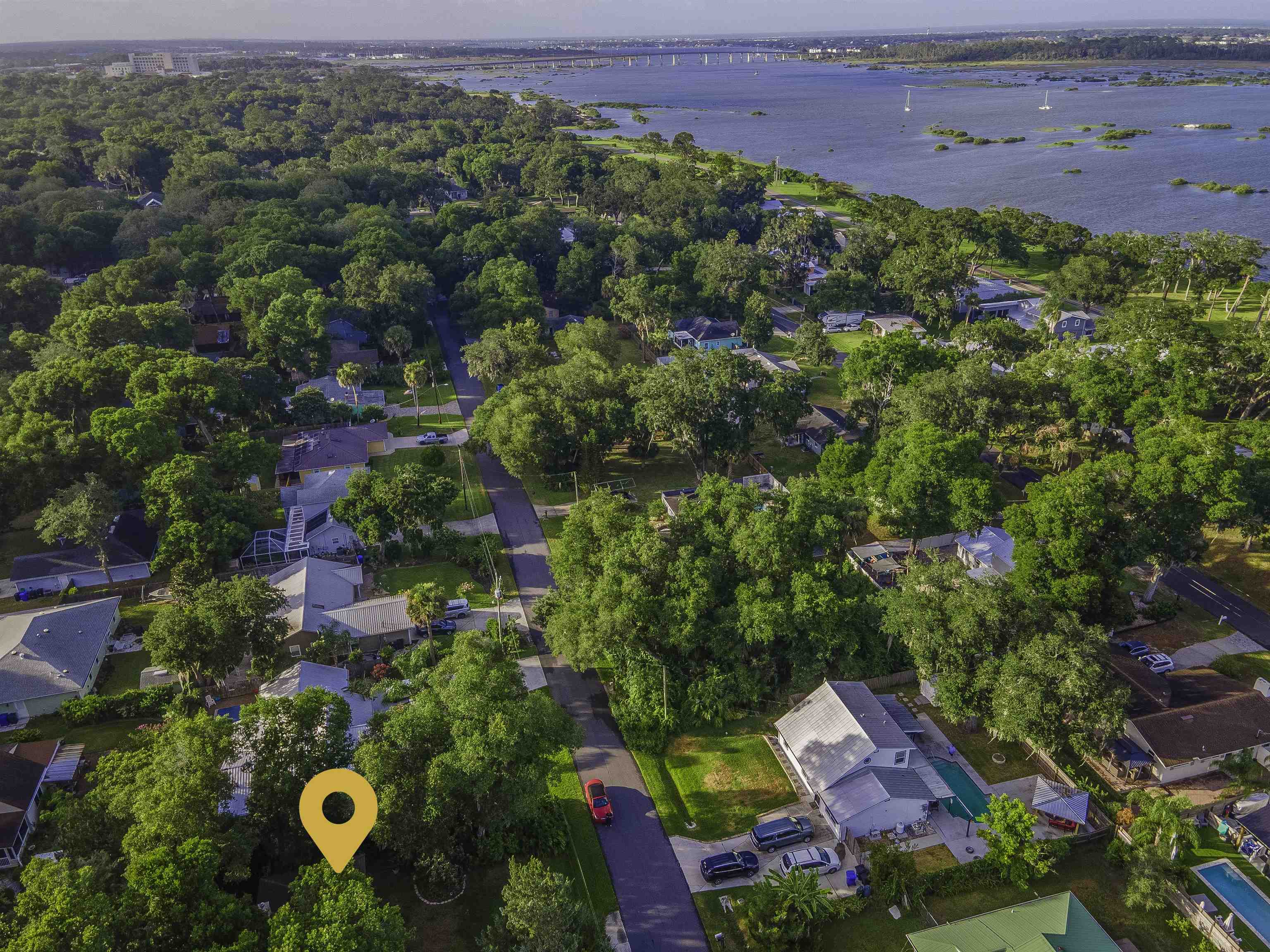 154 Drake Road St. Augustine, FL 32086 - Photo 10 of 36 an aerial view of residential houses with outdoor space and street view